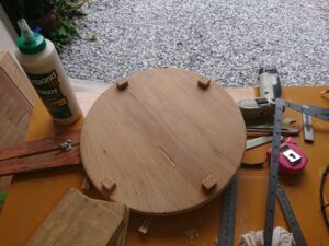 a lid with a stopper glued