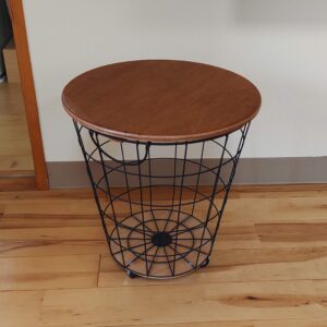 basket placed in the room